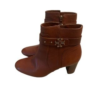 Tory Burch Brown Ankle Boots